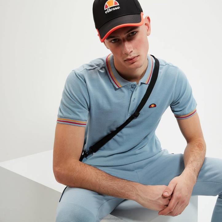 Ellesse мъже поло тениска rooks светло синьо облекло 80BR388