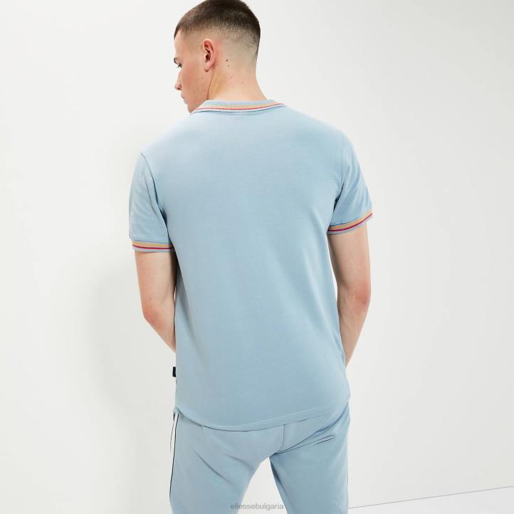 Ellesse мъже поло тениска rooks светло синьо облекло 80BR388