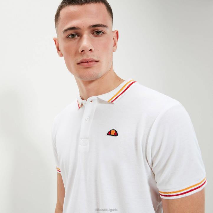 Ellesse мъже поло тениска rooks бяло облекло 80BR390