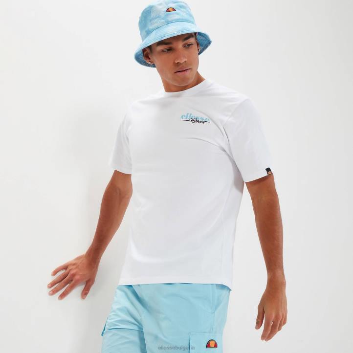Ellesse мъже дървовино тениска бяло облекло 80BR336