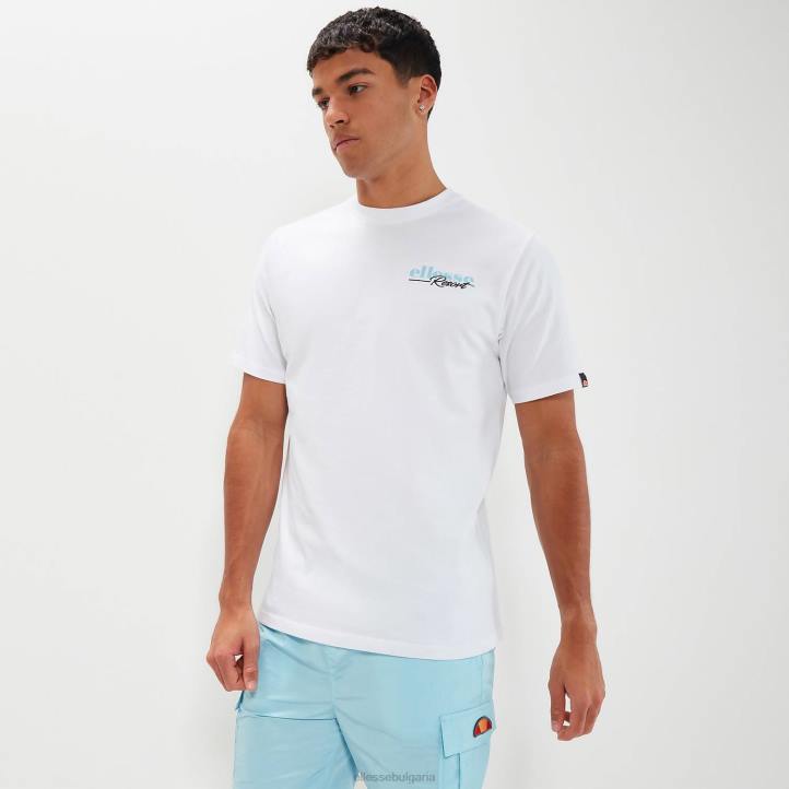 Ellesse мъже дървовино тениска бяло облекло 80BR336