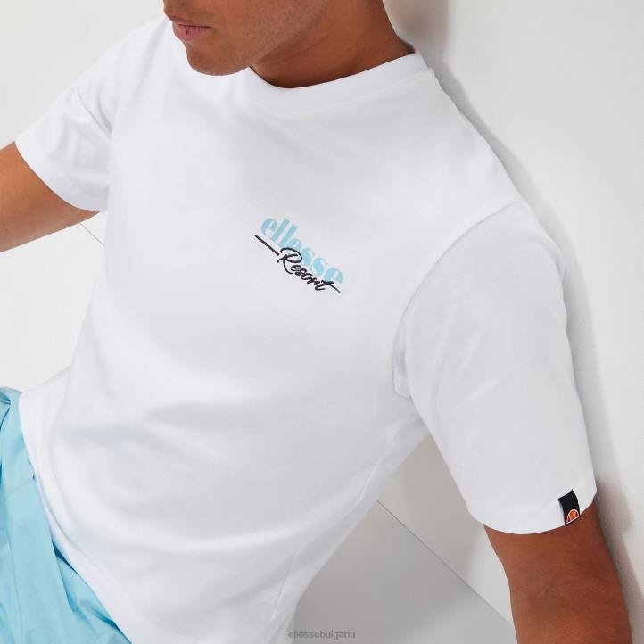 Ellesse мъже дървовино тениска бяло облекло 80BR336
