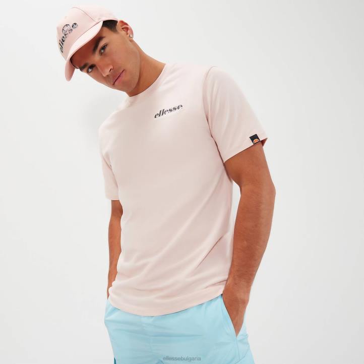 Ellesse мъже дървовино тениска светло розово облекло 80BR337