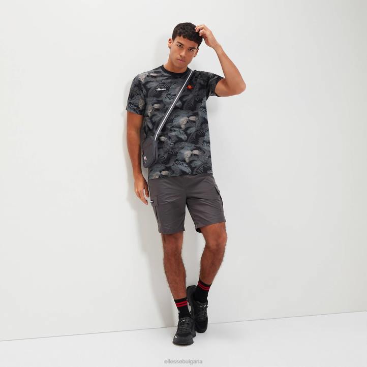 Ellesse мъже тениска на кристия черен облекло 80BR340