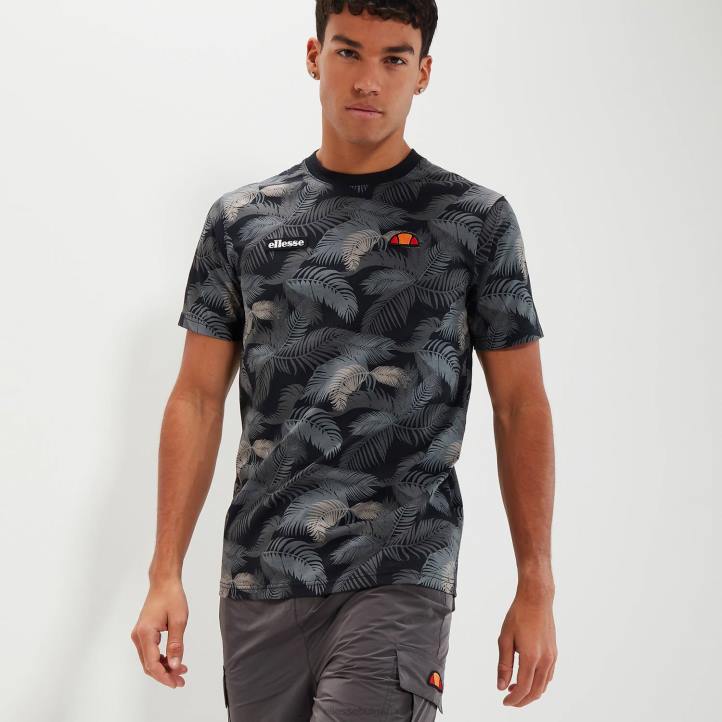 Ellesse мъже тениска на кристия черен облекло 80BR340