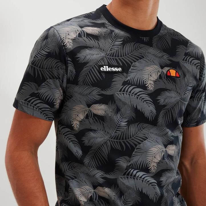 Ellesse мъже тениска на кристия черен облекло 80BR340