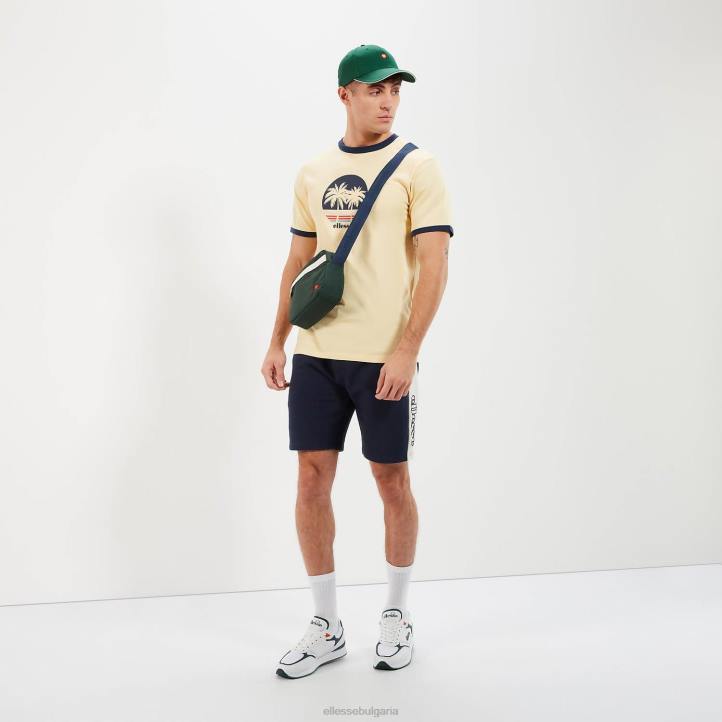Ellesse мъже дарра тениска светло жълто облекло 80BR342