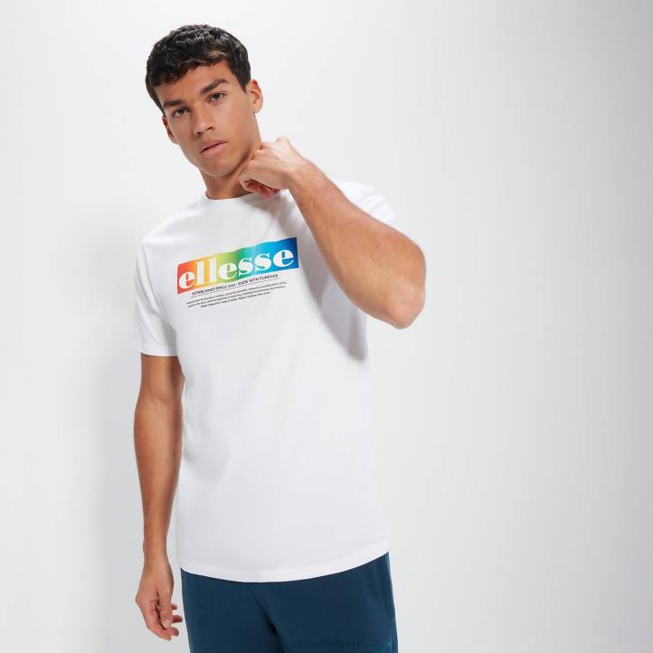 Ellesse мъже алегрио тениска бяло облекло 80BR357