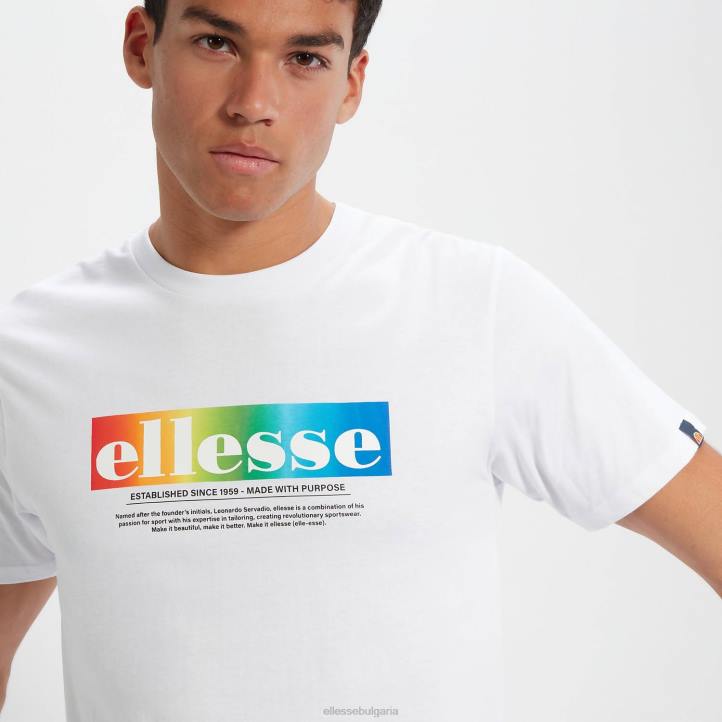 Ellesse мъже алегрио тениска бяло облекло 80BR357