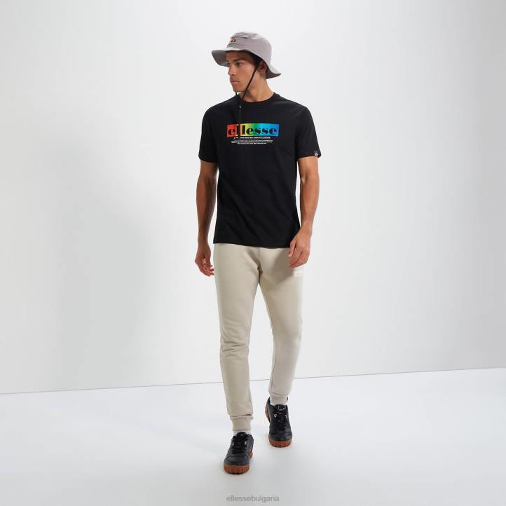 Ellesse мъже алегрио тениска черен облекло 80BR358
