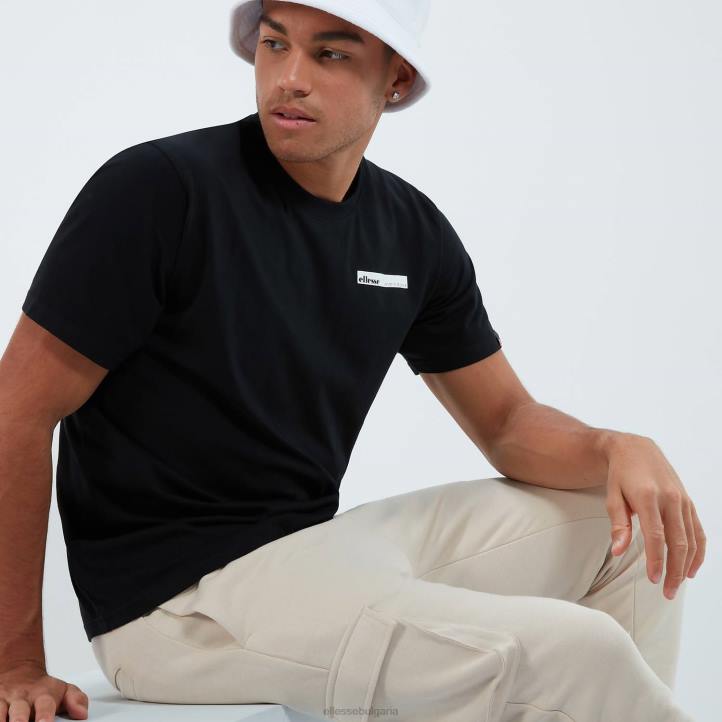 Ellesse мъже мета тениска черен облекло 80BR371