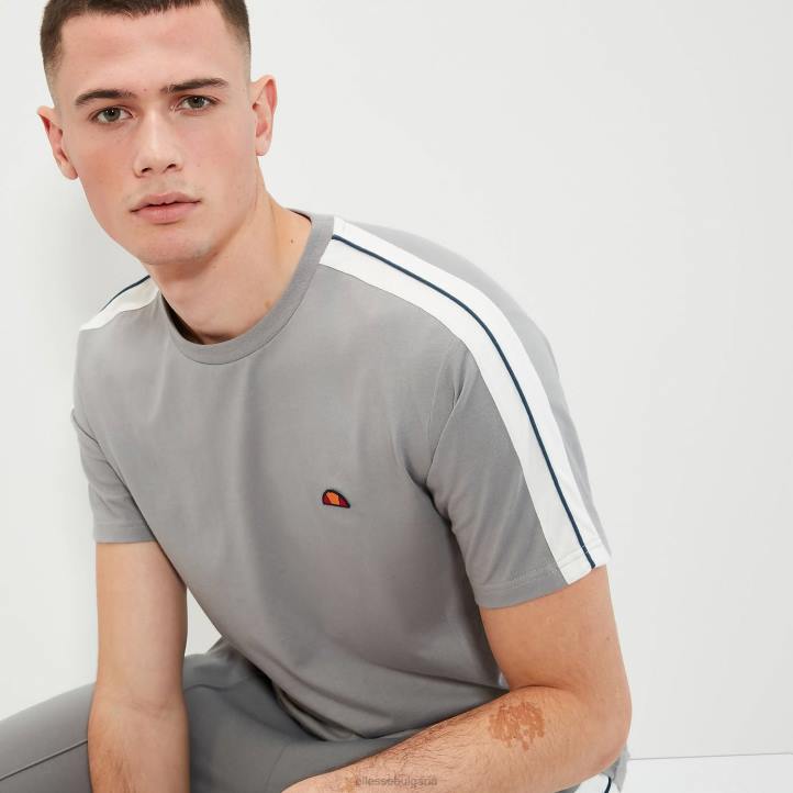 Ellesse мъже капурсо тениска сиво облекло 80BR377