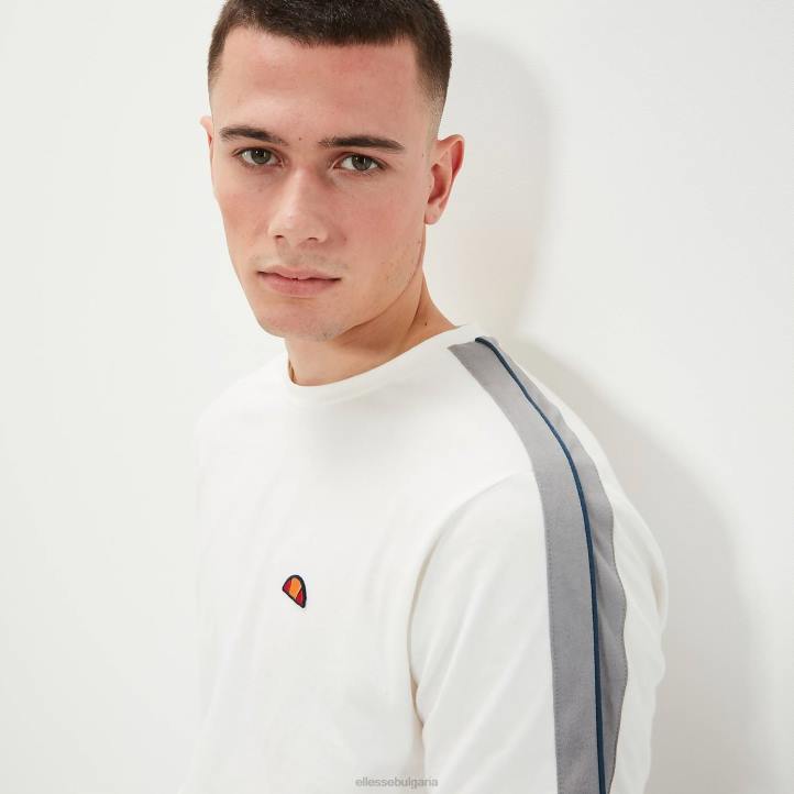 Ellesse мъже капурсо тениска мръсно бяло облекло 80BR379