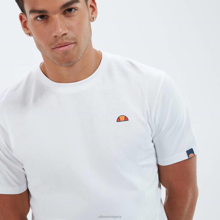Ellesse мъже чело тениска мръсно бяло облекло 80BR380