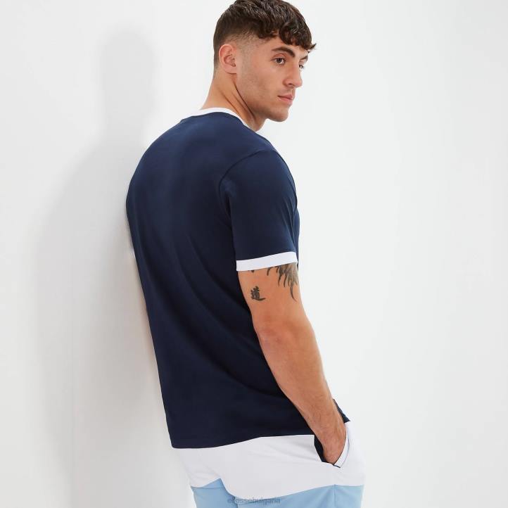 Ellesse мъже медуно тениска военноморски флот облекло 80BR398