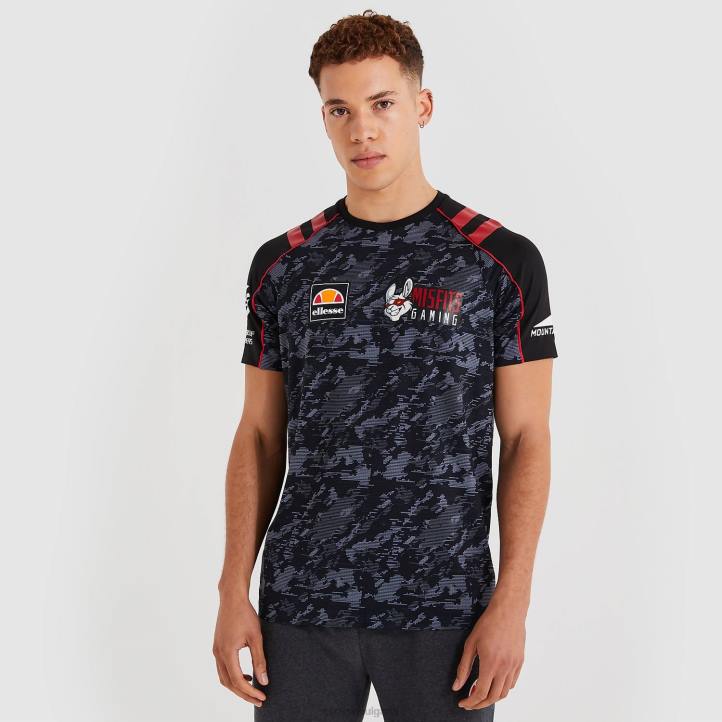 Ellesse мъже глюк тениска черен облекло 80BR482