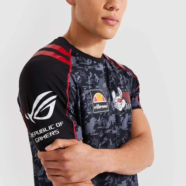 Ellesse мъже глюк тениска черен облекло 80BR482