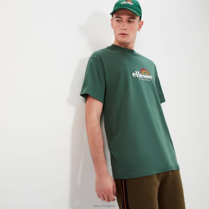 Ellesse мъже тениска aestas тъмнозелено облекло 80BR347