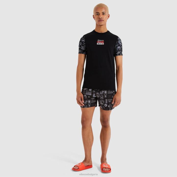 Ellesse мъже тениска hirona черен облекло 80BR475