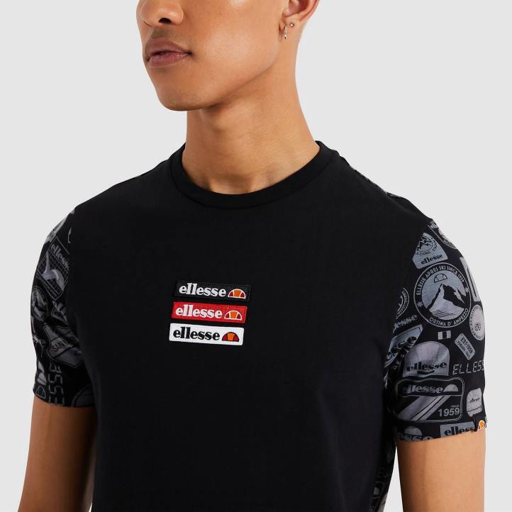 Ellesse мъже тениска hirona черен облекло 80BR475