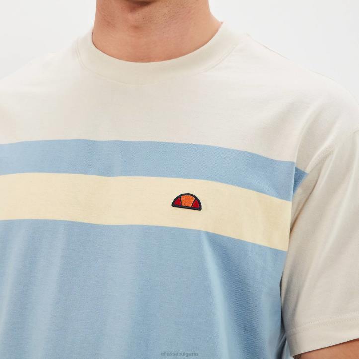 Ellesse мъже тениска junos бежово/синьо облекло 80BR345