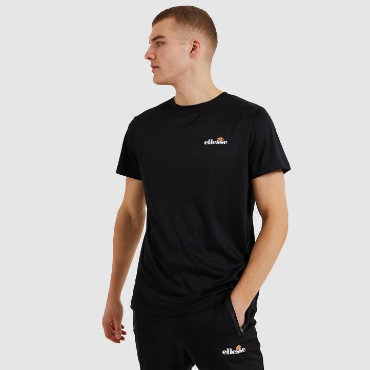 Ellesse мъже тениска malbe черен облекло 80BR406