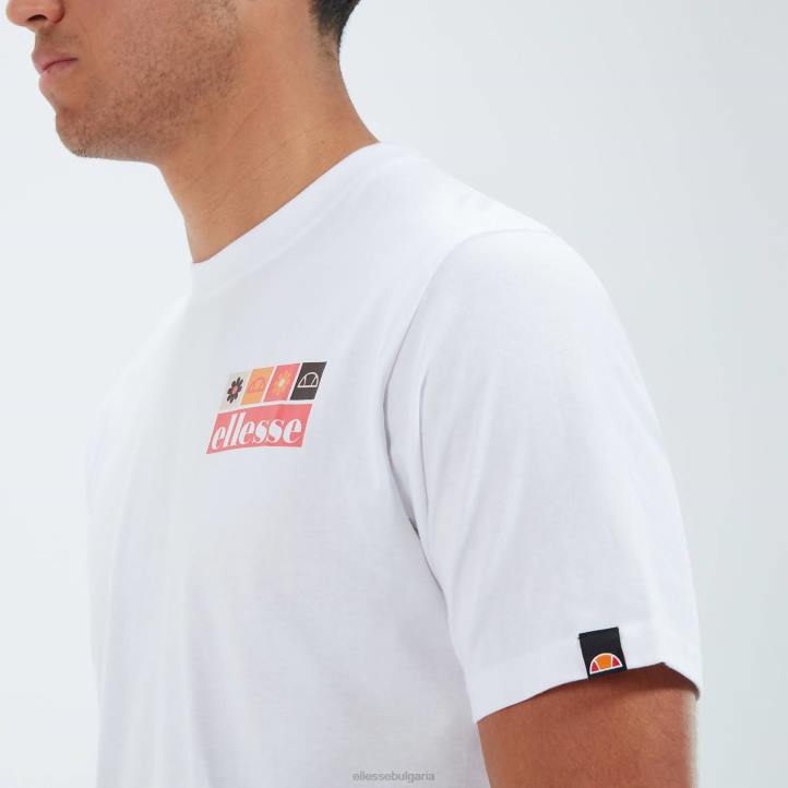 Ellesse мъже mestiere tee бяло облекло 80BR394