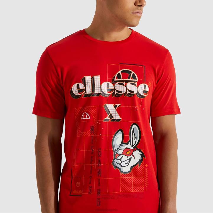 Ellesse мъже misfits cyber тениска червен облекло 80BR484