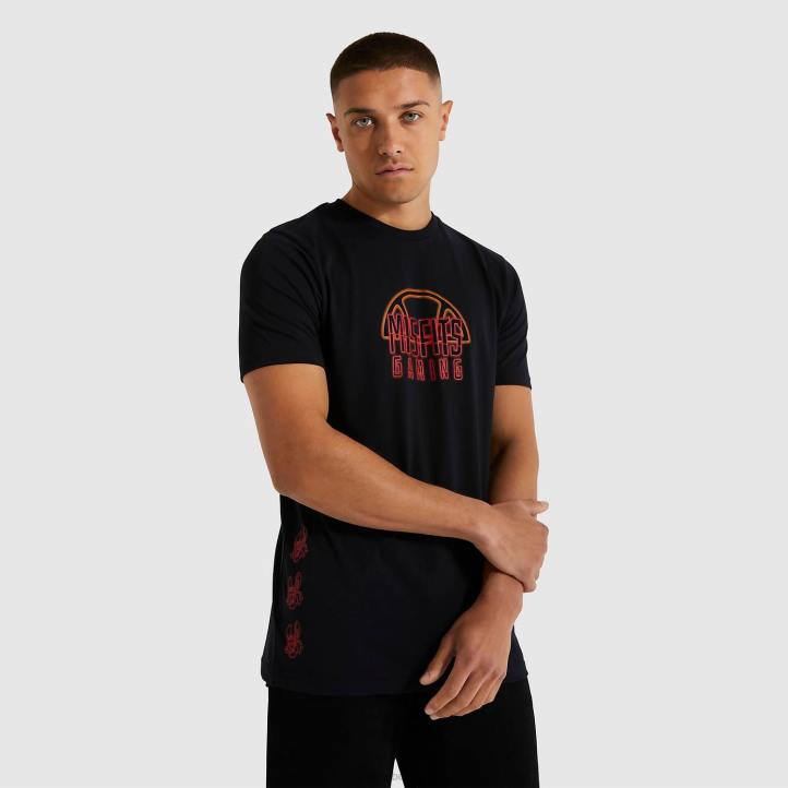 Ellesse мъже misfits minor тениска черен облекло 80BR481