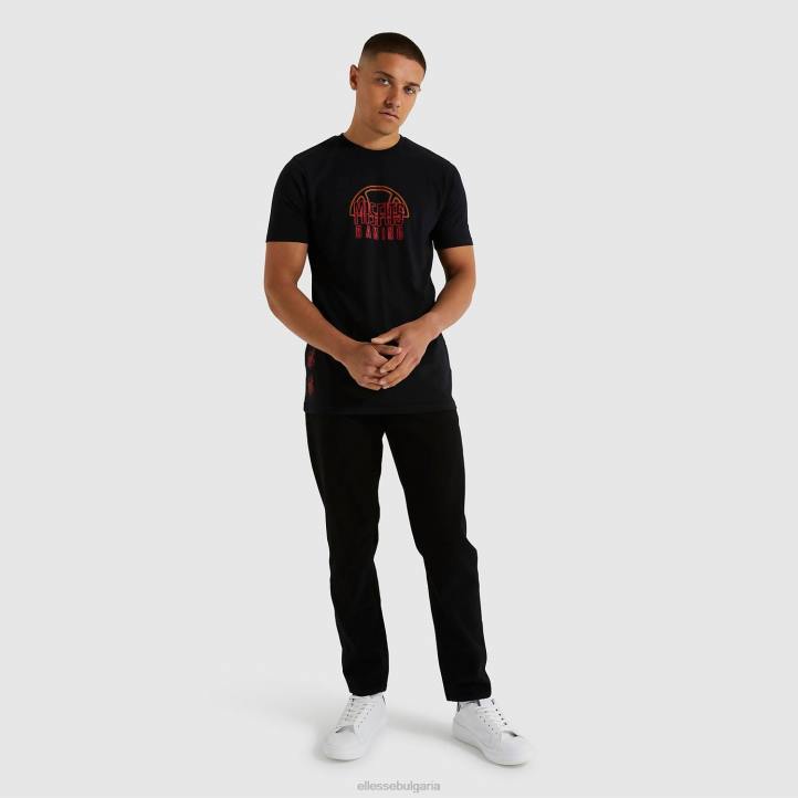 Ellesse мъже misfits minor тениска черен облекло 80BR481