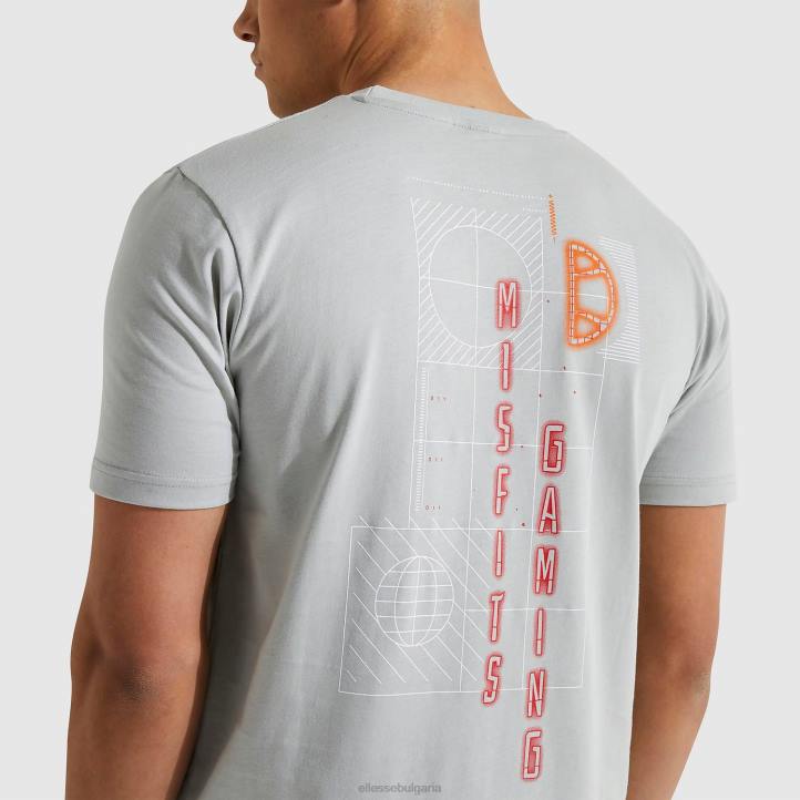 Ellesse мъже misfits minor тениска сиво облекло 80BR483