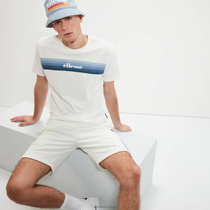 Ellesse мъже тениска murillo мръсно бяло облекло 80BR404