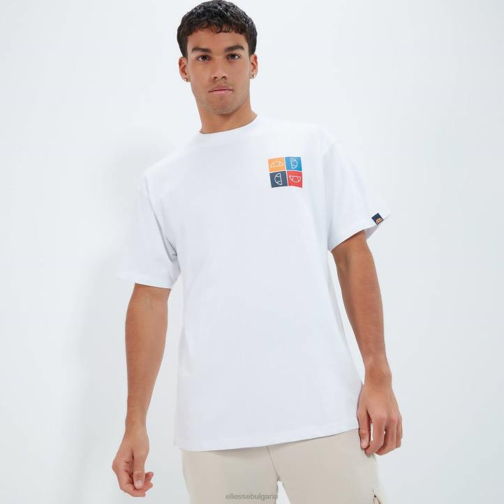 Ellesse мъже тениска rolletto бяло облекло 80BR372