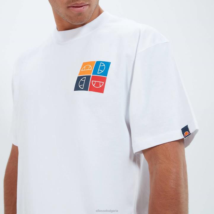 Ellesse мъже тениска rolletto бяло облекло 80BR372