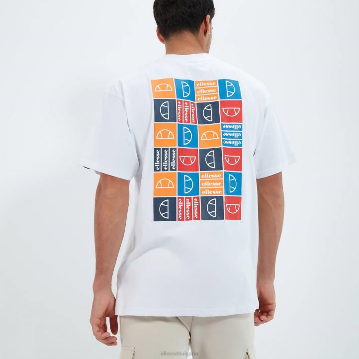 Ellesse мъже тениска rolletto бяло облекло 80BR372