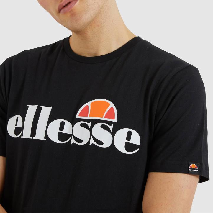 Ellesse мъже тениска sl prado черен облекло 80BR364