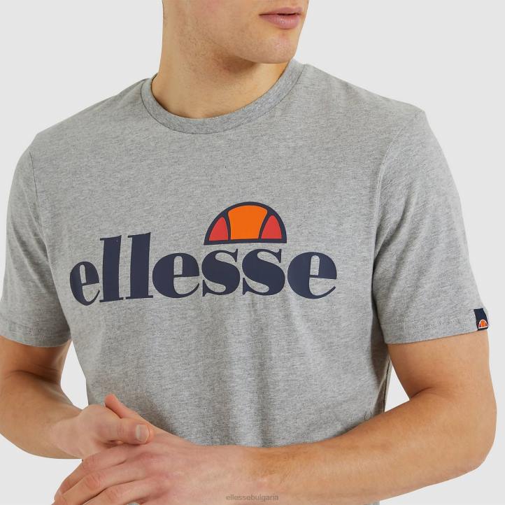 Ellesse мъже тениска sl prado сив мергел облекло 80BR365