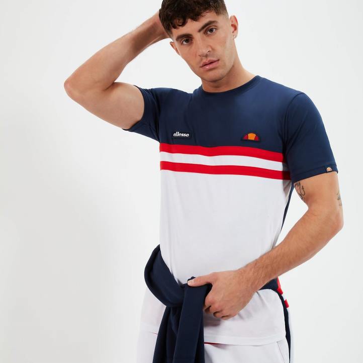 Ellesse мъже venire tee тъмносиньо/червено/бяло облекло 80BR401