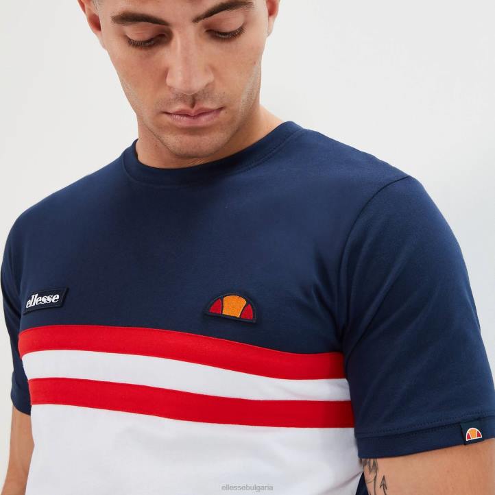 Ellesse мъже venire tee тъмносиньо/червено/бяло облекло 80BR401
