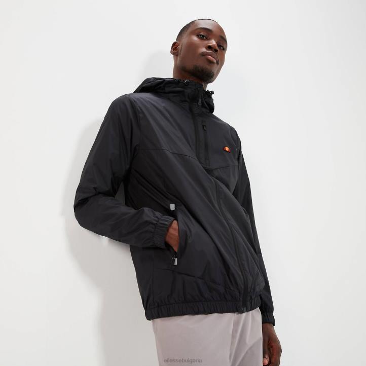 Ellesse мъже фракция 2 яке с пълен цип черен облекло 80BR275