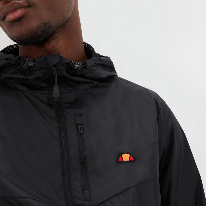Ellesse мъже фракция 2 яке с пълен цип черен облекло 80BR275