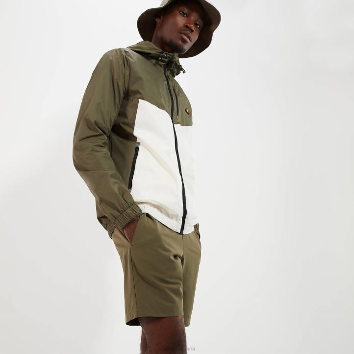 Ellesse мъже фракция 2 яке с пълен цип зелено каки облекло 80BR276