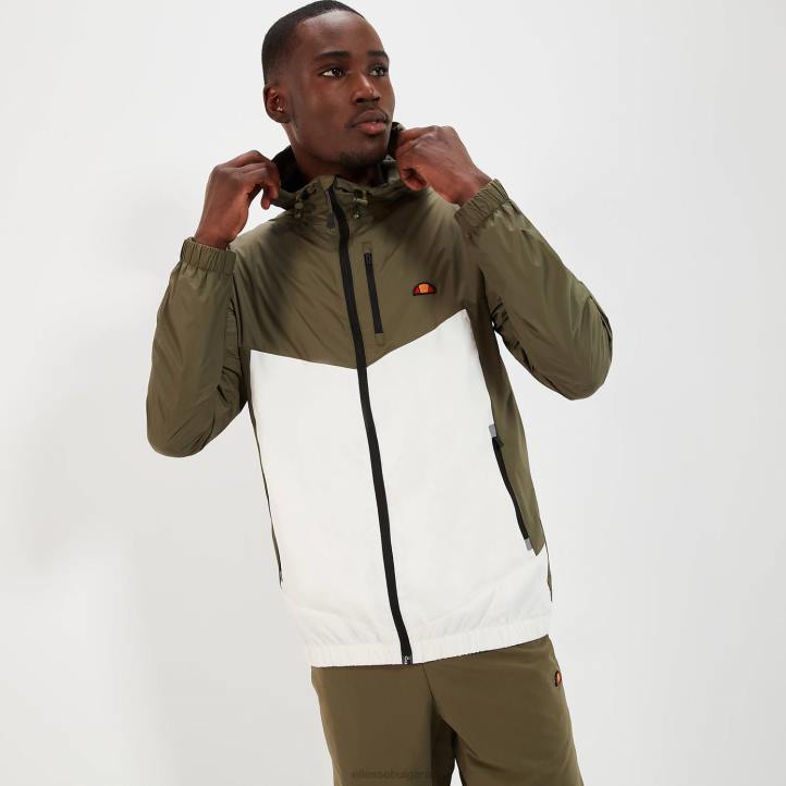Ellesse мъже фракция 2 яке с пълен цип зелено каки облекло 80BR276