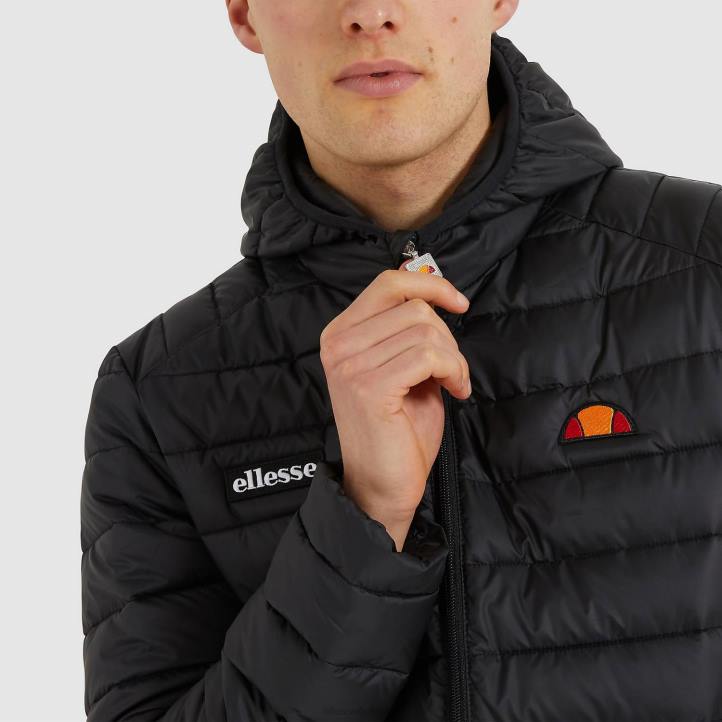 Ellesse мъже ломбардийско яке черен облекло 80BR274