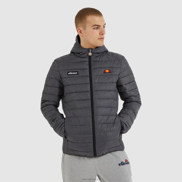 Ellesse мъже ломбардийско подплатено яке тъмносив мергел облекло 80BR287