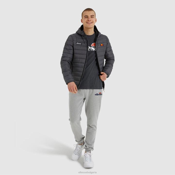 Ellesse мъже ломбардийско подплатено яке тъмносив мергел облекло 80BR287