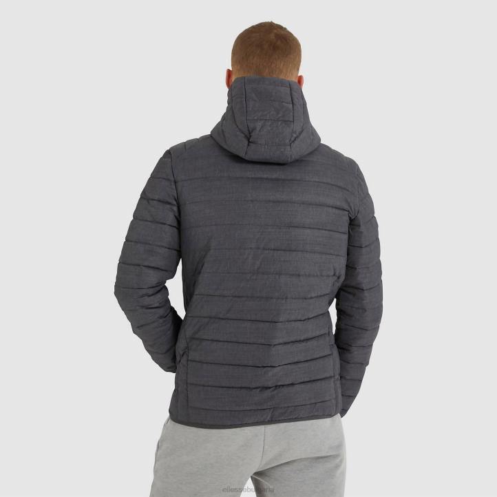 Ellesse мъже ломбардийско подплатено яке тъмносив мергел облекло 80BR287