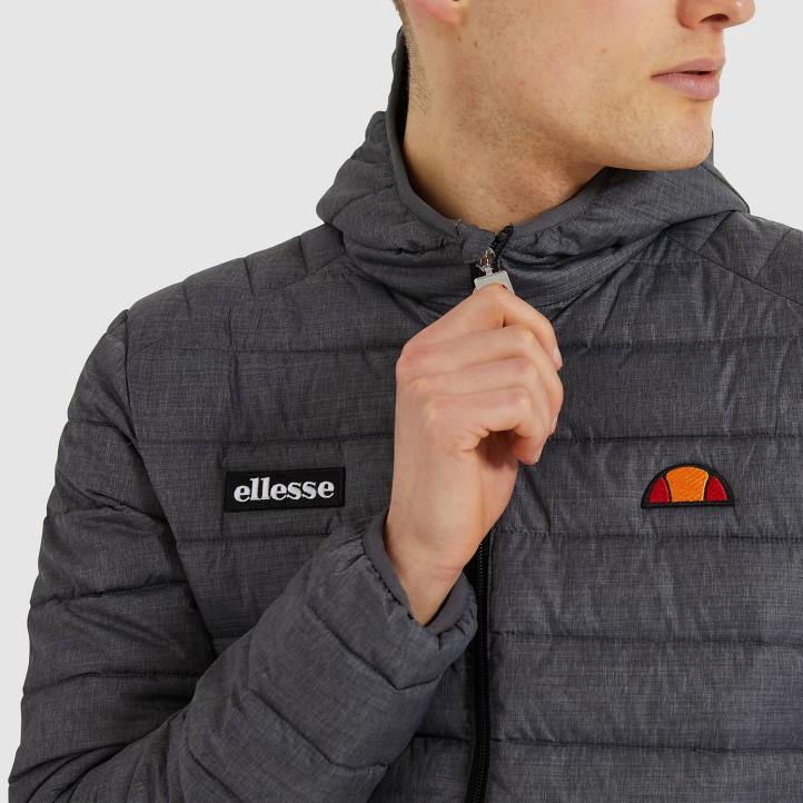 Ellesse мъже ломбардийско подплатено яке тъмносив мергел облекло 80BR287