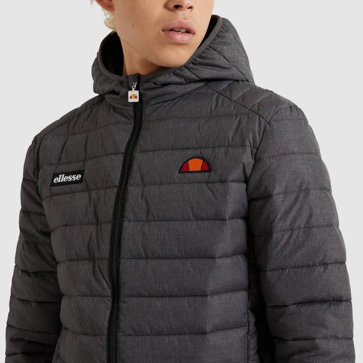 Ellesse мъже ломбардийско подплатено яке тъмносив мергел облекло 80BR287