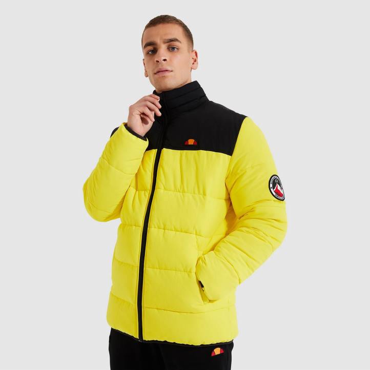 Ellesse мъже мъглявина яке жълто облекло 80BR467